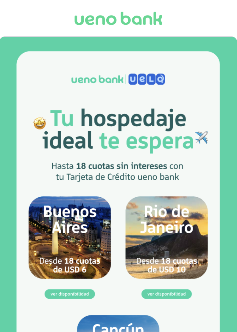Email 'Tu Hospedaje Ideal' — Ene 2026