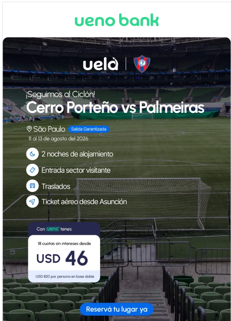 Canvas Cerro Porteño vs Palmeiras (São Paulo) — Jun