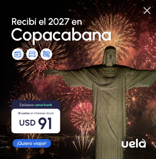 Canvas Río — Recibí el 2027 en Copacabana — Jun